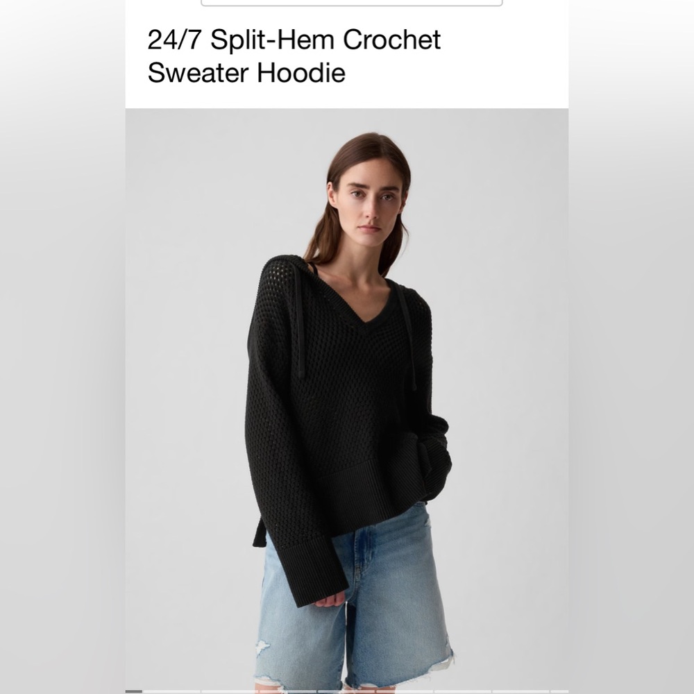GAP Crochet Sweater